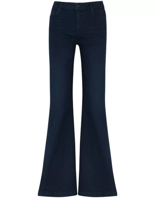 Paige Genevieve Flared Jeans - Dark Blue - 25 (W25 / UK 6 / XS)