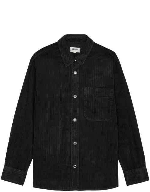 Agolde Odele Corduroy Shirt - Dark Grey - L (UK14 / L)