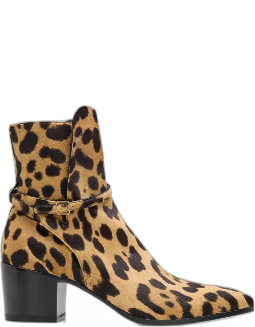 Men's Villy Leopard-Print Boot