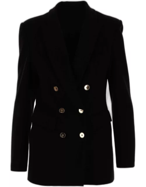 Pinko Viscose Blend Double-breasted Jacket