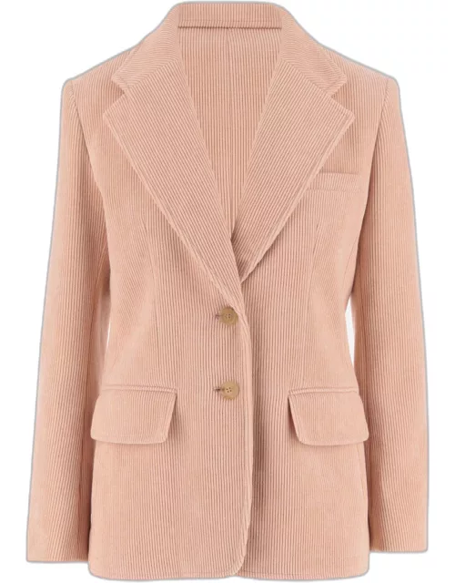 Chloé Single-breasted Cotton Jacket