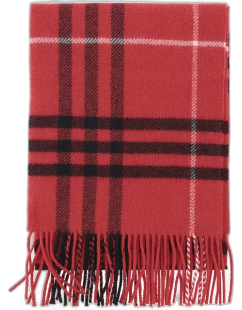Burberry Wool And Cashmere Check Scarf