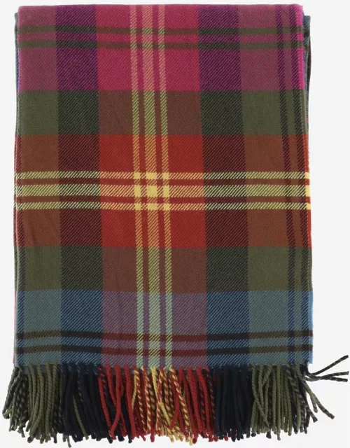 Etro Wool Scarf With Check Pattern