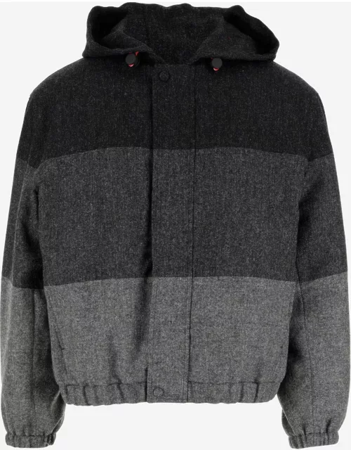 Thom Browne Padded Jacket With Color-block Pattern