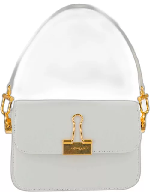 Off-White Leather Binder Shoulder Bag