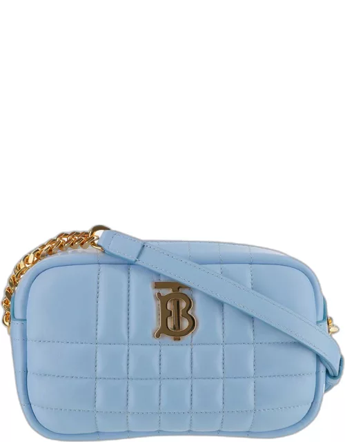 Burberry Lola Mini Quilted Leather Camera Bag