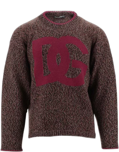 Dolce & Gabbana Logo Wool Blend Sweater