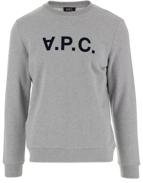 A.P.C. Cotton Sweatshirt With Logo