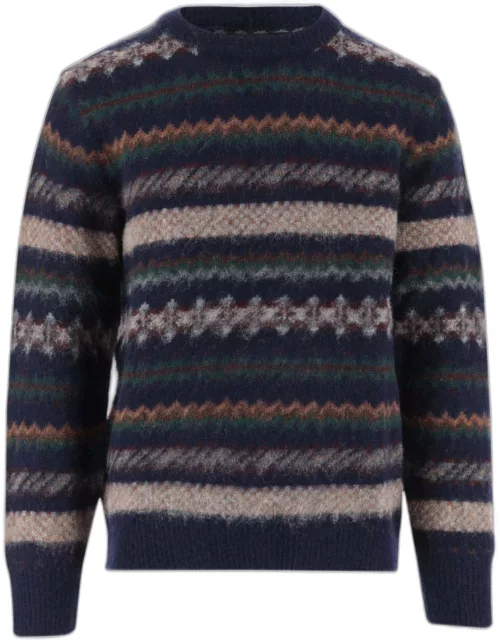 Howlin Wool Sweater With Geometric Pattern