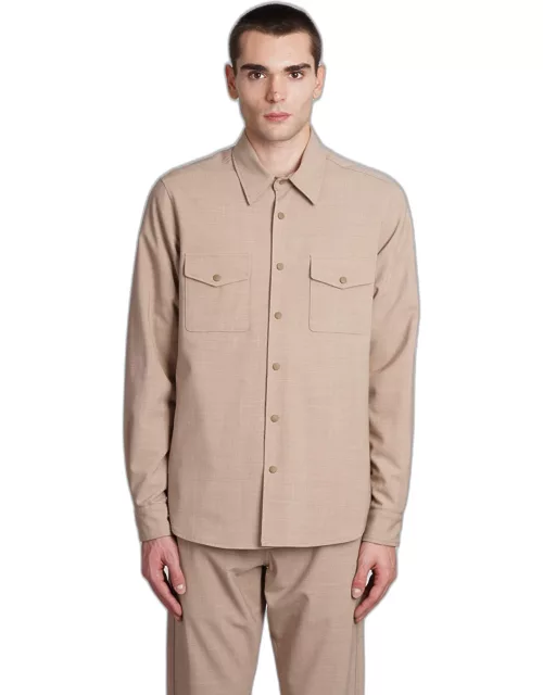 Aspesi Casual Jacket In Camel Polyester