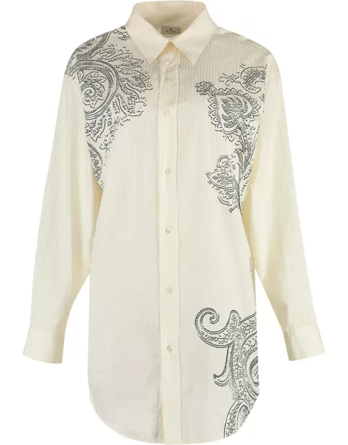 Etro Silk-cotton Blend Shirt