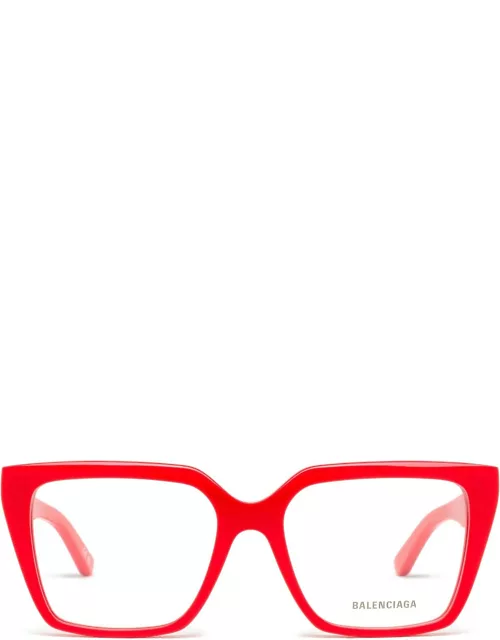 Balenciaga Eyewear Bb0130o Red Glasse