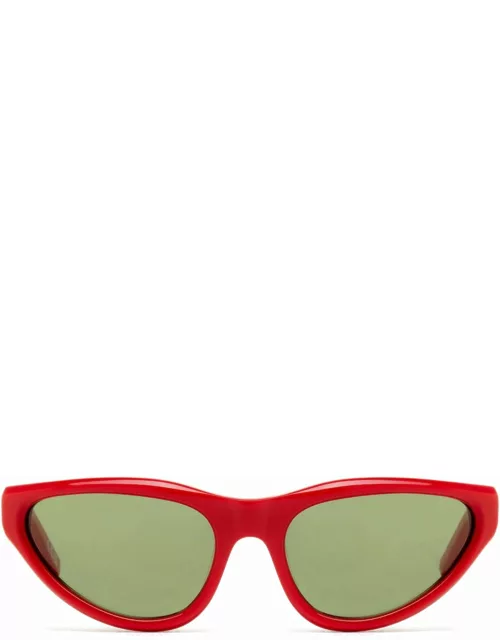 Marni Eyewear Mavericks Solid Red Sunglasse