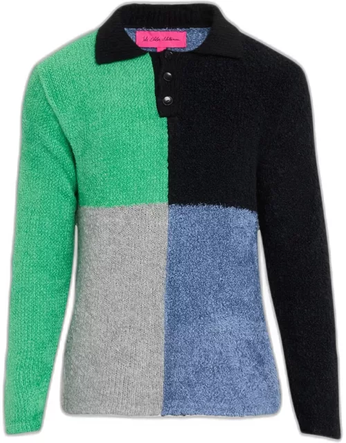 Men's Colorblock Rugby Sweater
