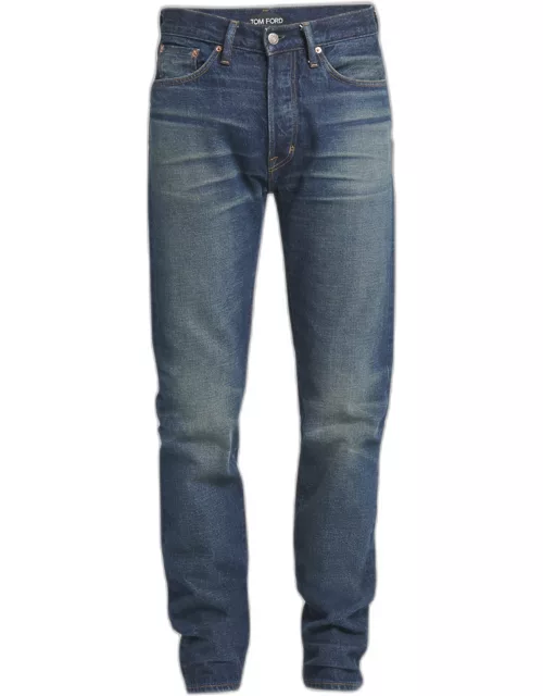 Men's Selvedge Denim Slim-Leg Jean