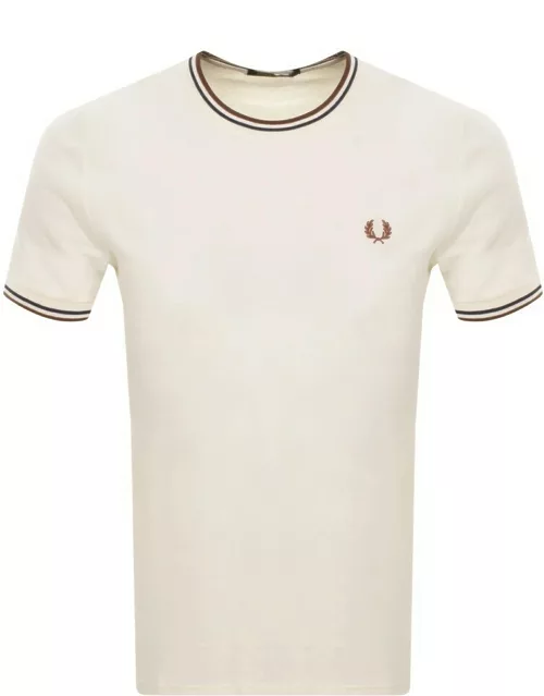 Fred Perry Twin Tipped T Shirt Crea