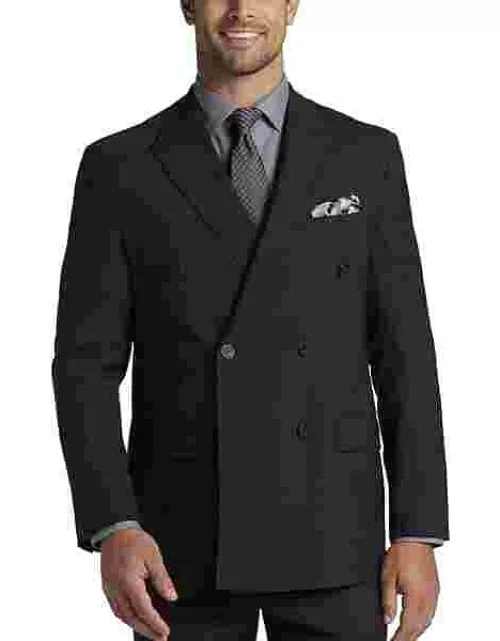 Awearness Kenneth Cole Big & Tall Modern Fit Men's Suit Separates Jacket Dark Purple Plaid