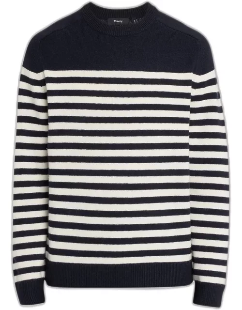 Men's Latho Striped Wool-Cashmere Sweater