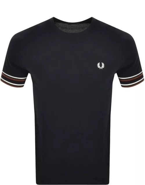 Fred Perry Bold Tipping T Shirt Navy
