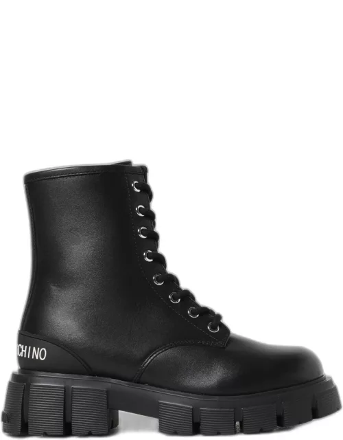 Flat Ankle Boots LOVE MOSCHINO Woman colour Black