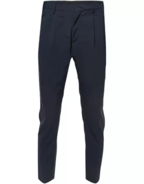 Valentino Navy Blue Wool Trousers