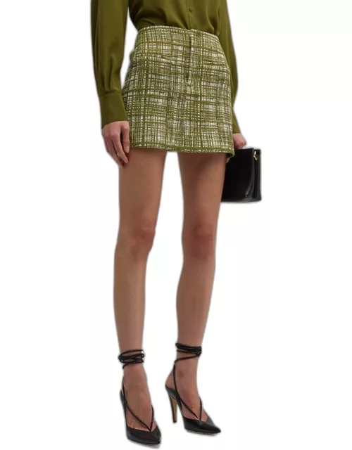 Ultra Mini Tweed Skirt