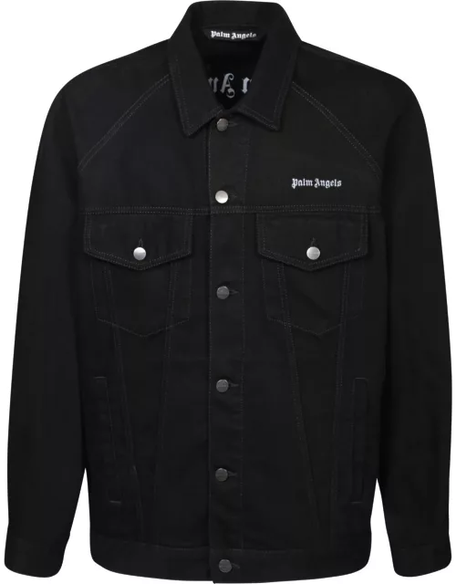 Palm Angels Black Cotton Jacket