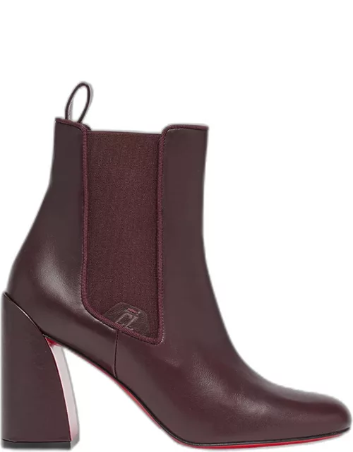 Turelastic Leather Red Sole Chelsea Boot