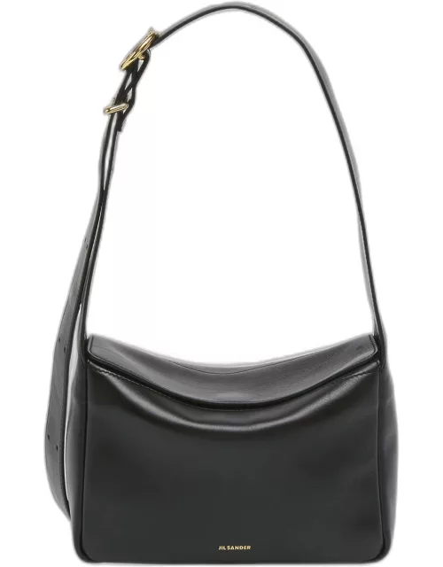 XS Fold-Over Flap Leather Shoulder Bag