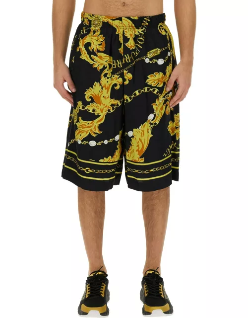 versace jeans couture "chain couture" bermuda short