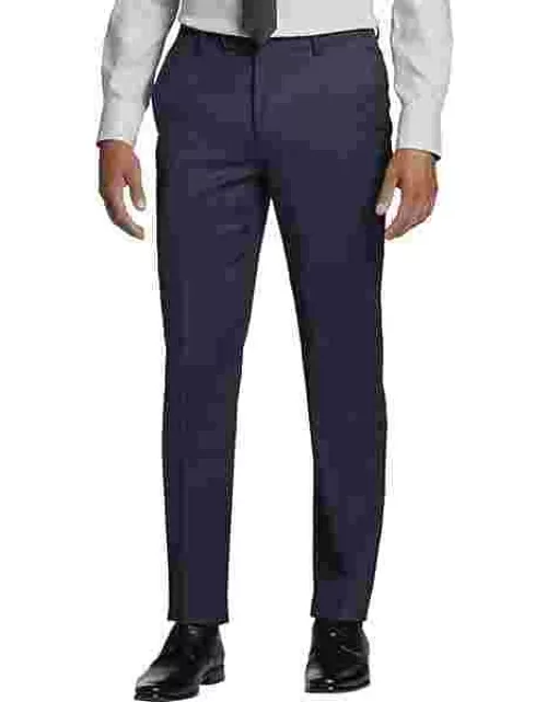 JOE Joseph Abboud Slim Fit Men's Suit Separates Pants Blue Tic