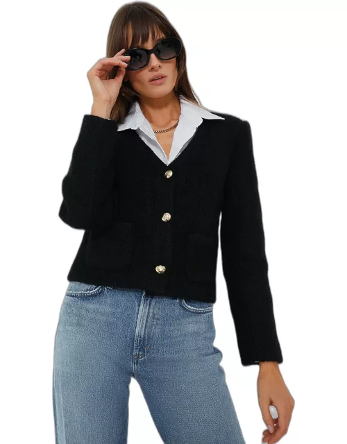 Black Anitta Woven Jacket