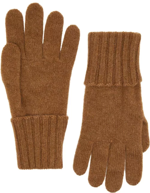 Inverni Cashmere Gloves - Chocolate - One