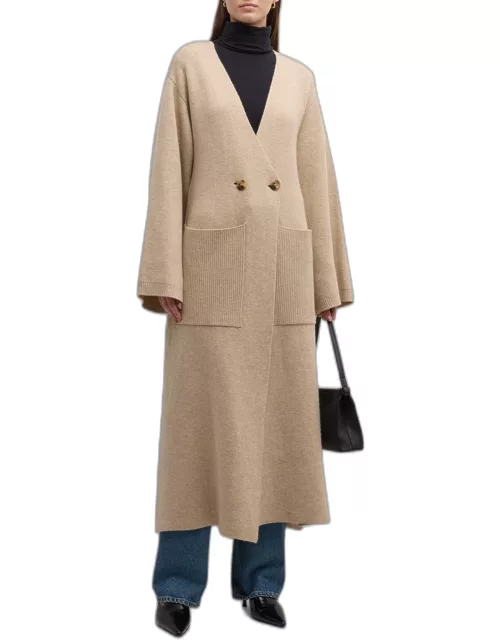 Carlyn Double-Breasted Wool-Blend Coat