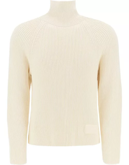 Ami Alexandre Mattiussi Cotton And Wool Funnel-neck Sweater