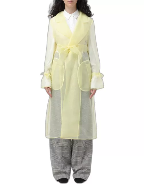 Trench Coat TWINSET Woman colour Yellow