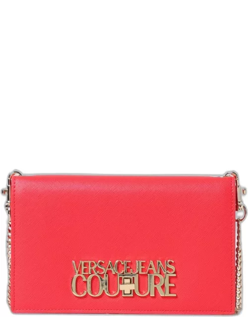 Versace Jeans Couture mini wallet bag in saffiano synthetic leather