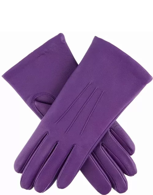 Dents Women's Classic Leather Gloves In Amethyst