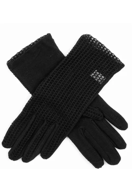 Dents Women's Mesh Back Gloves In Black