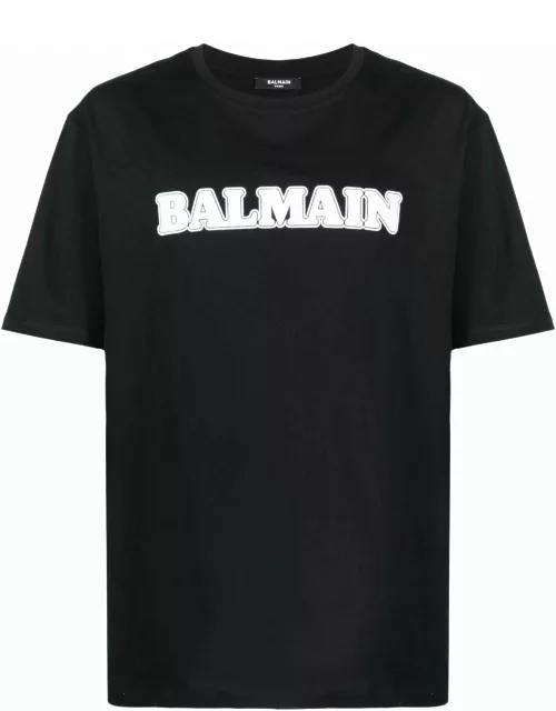 Black T-shirt with logo