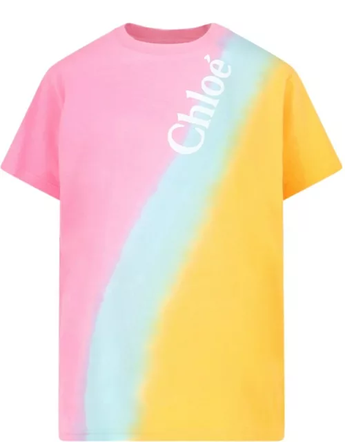 Chloé "Tie-Dye" Effect T-Shirt