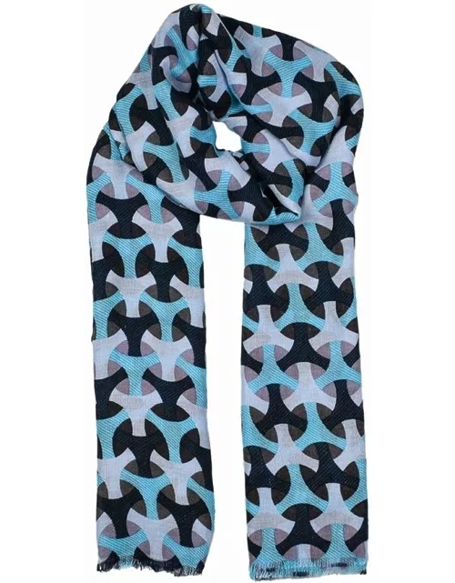 Dents Women'S Lightweight Scarf With Abstract Print In One