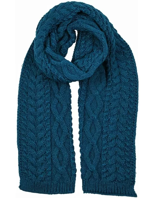 Dents Women'S Classic Cable Knit Scarf In Tea