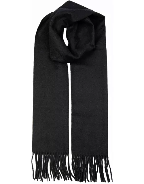 Dents Men's Lambswool Scarf In Black