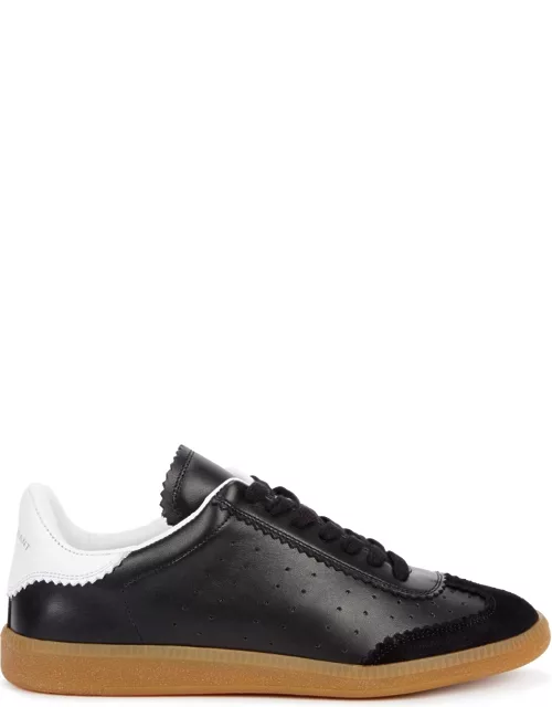 Isabel Marant Bryce Black Leather Sneakers, Sneakers, Black, Leather