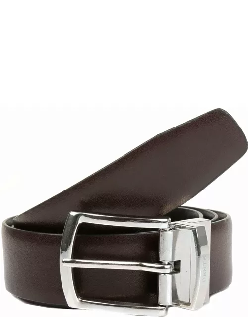 Dents Men's Reversible Leather Belt In Brown/black