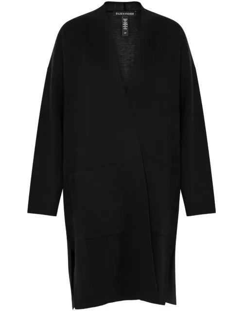 Eileen Fisher Wool-blend Cardigan - Black - M (UK 14-16 / L)
