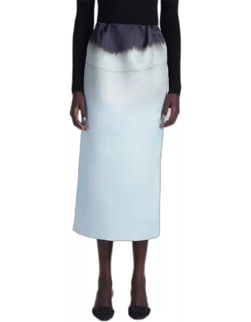 Karina Gathered Midi Skirt