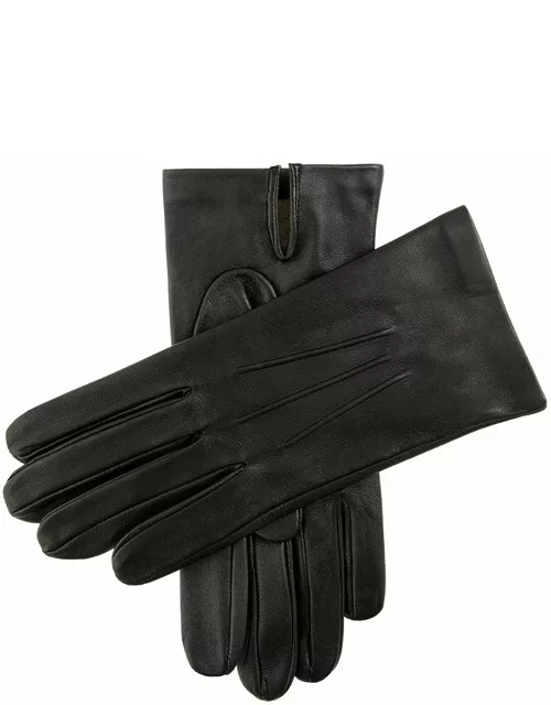 Dents Men's Silk Lined Leather Gloves In Black
