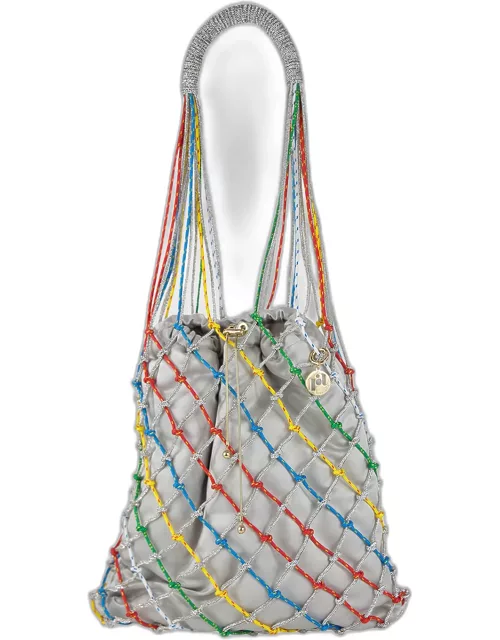 Nodi XL Multicolor Net Shoulder Bag